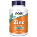 Suppléments, Zinc 50 mg, Comprimés 250 Nombre (paquet de 1)