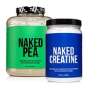 NAKED Vegan Muscle Croissance et rétablissement de la créatine et du pois non aromatisé 5LB