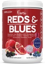 PEScience Reds & Blues Superfoods Poudre, 30 portions, supplément de Myo-Inositol, poudre de racine de betterave, grenade et extrait d'açai, mélange de fruits antioxydants séchés au gel