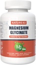Magnesium Glycinate 500mg, 100% Chelate for High Absorption Magnesium Supplement for Sleep, Muscle, Heart, Never and Bone Support, 90 Capsules