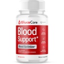 GlucoCore Capsules, Official Gluco Core Blood Health Support Pills with All Natural Ingredients, Advanced Formula GlucoCore Blood Optimizer with Premium Quality Vitamins for Women & Men (60 Capsules)