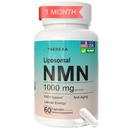 NMN Supplement 1000mg Pure - Liposomal NMN for NAD+ Supplement, Tested in USA, 60 Capsules
