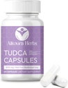 AIKOURA TUDCA 800mg – Supplément de soutien du foie – 60 Capsules Vegan avec Thistle de Lait, Ginseng et Ashwagandha – Promotion Gut & Santé globale.