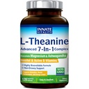 Innate Vitality L-Theanine Supplement 200 mg, Ashwagandha, Magnesium Glycinate, Inositol, Vitamin B6, Non-GMO, Hormone Harmony, Relaxation, Mental Performance and Energy Support, 120 Capsules