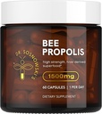 Dr Sosnowski's Bee Propolis | 1500mg High Potency | Hive-derived Superfood, Vegetable Capsules, 60 Count | 2 Months Supply