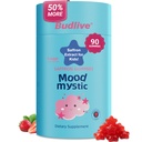 Saffron Supplement Gummies for Kids - Mood Munchies Kids Saffron Gummies with GABA, Mood Balance Calming Gummies for Focus & Cognition, Sugar Free Strawberry Flavor, 90 Counts