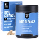 InnoSupps Inno Cleanse 14 Day Colon & Detox Flush, Waist Trimming complexe, Gut Cleanse, prise en charge du système digestif, adoucisseur de tabouret et réduction des ballonnements et de la constipation occasionnelle