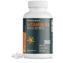 Bronson Vitamin D3 2000 IU (50mcg) Non-GMO, 360 Tablets
