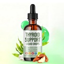 Thyroid Support Liquid Drops – Iodine Drops with Selenium, Zinc, L-Tyrosine & Ashwagandha – Supports Metabolism, Energy & Hormonal Balance for Women & Men