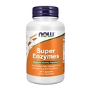 Maintenant Suppléments, Super Enzymes, Formulé avec Bromelain, Bile d'Ox, Pancréatine et Papaine, Super Enzymes, 60 Capsules
