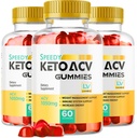 (3 Pack) Speedy Keto ACV Gummies - Official Speedy Keto Plus Advanced Loss Gummys, SpeedyKeto Daily Premium Supplement Support Apple Cider Vinegar 1050MG Advanced Formula, 180 Gummies for 3 Months