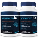 (2 Pack) Advanced IQ Capsules – AdvancedIQ Brain & Memory Support Supplement | Natural Formula for Sharp Focus, Recall & Concentration, Easy-to-Swallow Pills, Non-Habit Forming (120 Capsules)