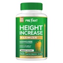 PRETANT- Capsules de croissance pour faire pousser Taller - Augmenter la hauteur Maximiser avec le calcium pour la force osseuse - Natural Get Taller Supplément pour adultes, adolescents et enfants - Dietary Edible Healthcare Fitness