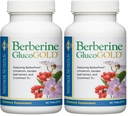 Dr. Whitaker’s Berberine GlucoGold Supplement with 1500 mg per Day of BerberPure Berberine, Concentrated Cinnamon, Crominex Chromium and Banaba Leaf Extract (90 Tablets) (Pack of 2)