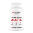 Rapid Burn Alpha - Fat Burner pour les hommes - soutient les voies saines associées à l'activité GLP-1 - soutient le contrôle de l'appétit, le booster d'énergie, aide à augmenter le métabolisme et la perte de graisse - 60 Capsules unisexes