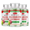 Gommies de vinaigre de cidre de pomme Keto avec vitamine B6, B12, Folate et racine de betterave, Gommy de vinaigre de cidre de pomme Keto soutient le bien-être quotidien et le métabolisme, saveur de pomme naturelle, 180 Gommies (90 jours d'approvisionnement)