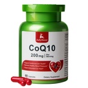 JulyDeer CoQ10 200mg avec vitamine E 20mg, haute absorption anti-oxydant Coenzyme Q10 Support pour le coeur, énergie, complément de santé global 60 Capsules