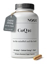 NOOT CoQ10 200mg - Haute absorption-Coenzyme-Q10, Antioxydant pour la santé cardiaque et cognitive et le soutien immunitaire, Production d'énergie, Ubiquinone, Vegan, Coq 10 Supplément, Nootropic, 60 Capsules