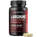 L-Arginine 1800mg et extrait d'écorce de pin 100mg - Supplément d'oxyde nitrique pour les hommes - Supplément de performance pour la santé des hommes - 90 Compte - Endurance, soutien à la récupération - Végétaux, capsules non OGM