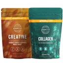Primal Creatine Powder + Collagen Powder Bundle (en poudre) 2-Pack (en poudre) Récupération, force et performance musculaires