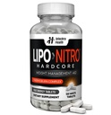 Piles Thermo-Burn de régime LipoNitro® avec supplément alimentaire Nitro Energy fabriqués aux États-Unis - 120 comprimés blancs
