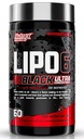 Nutrex Research Lipo-6 Black Ultra Concentrate , supplément thermogénique énergétique brûleur de graisse, augmenter la perte de poids, l'énergie et la concentration intense , Capsule , 60Conte