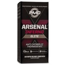 PMD Sports Arsenal X Inferno Superior Gel liquide à action rapide supplément alimentaire thermogénique - Fat Burner and Muscle Maintenance - Augmenter le métabolisme et le booster d'énergie - 120 gels liquides