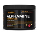 PEScience Alphamine pré-entraînement thermogénique, poudre d'énergie pré-essai de combustion des graisses avec L-Carnitine, Lémonade aux framboises, 60 scoops