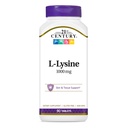 Soins de santé du 21e siècle L-Lysine 1000 mg, 90 comprimés de dénombrement