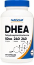 Nutricost DHEA 50mg, 240 Capsules - Gluten Free, Soy Free, Non-GMO, Supplement