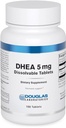 Douglas Laboratories DHEA 5 mg Comprimés dissolvables - soutient l'équilibre hormonal, l'immunité, le cerveau, la santé osseuse et le métabolisme* - Non-OGM - 100 comprimés