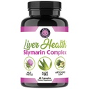 Suppléments de colère Santé du foie – Complexe de Silymarin avec Thistle de lait, Artichaut, Aloe Vera, Alfalfa & B-Vitamines – Detox & Formule de soutien du foie pour les hommes et les femmes – 60 Capsules (1-Bottle)