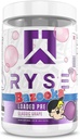 RYSE Loaded Pre Workout Powder - Bazooka Grape - Daily Pre-Workout for Men & Women with 390mg Caffeine, Beta Alanine, and Citrulline for Pump, Focus, and Energy - 30 Servings