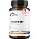 Designs for Health Bone Support Formula - Osteoben with Soy-Free Genistein Complex - Supplément de vitamines non OGM avec vitamine D, K, zinc, calcium + magnésium (120 capsules)