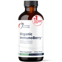 Designs for Health Sirop Elderberry with Wild Cherry Bark - Organic ImmunoBerry Liquid - Astragalus, Shiitake + Maitake Mushroom - Supplément de soutien immunitaire pour adultes + enfants (118 portions / 4oz)