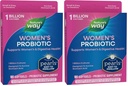 Nature's Way Perles probiotiques des femmes, soutient la santé des femmes et de la digestive*, protège contre la constipation occasionnelle et le blottis*, 1 milliard de cultures vivantes, 90 softgels, (paquet de 2)