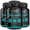 Formule de musculation supplémentaire sans caféine pour les hommes et les femmes - Soutient la santé cérébrale, le focus cognitif et le maintien de la mémoire, pack de 3.