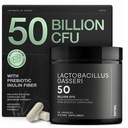 Lactobacillus Gasseri - Ultra High Strength 50 Million CFU - Capsules à libération différée - Fabriqué avec fibre d'inuline prébiotique - Soutient la santé digestive et la flore de Gut - Laboratoire tiers testé - 60 Capsules