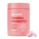 BAKAKOUL Vaginal Probiotique avec Prébiotiques et Lactobacillus Probiotique Mélange pH Balance pour les femmes, Supplément de santé vaginale, Réduit Vaginal Odor et Flore vaginale,100 Compte (paquet de 1)