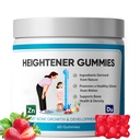 Gommies d'alourdissement, supplément naturel de croissance en hauteur pour les adolescents et les adultes, augmenter la force osseuse avec le calcium et le zinc, vitamine C, D, L-arginine, 60 Gummy (1PCS)