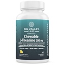 L-Theanine 200 mg Chewable Tablet – AlphaWave® - Lemonade Flavor – Vegan, Non-GMO, Gluten-Free Supplement for Calm, Focus and Brain Function