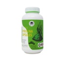 DABC OAK LAND-Spirulina Capsules 240 Capsules, Health Food, 100% Végétarien, Pure Hawaiian Spirulina 450 mg, Supporte le système immunitaire, le cœur (une bouteille)