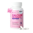 Calcium Supplements for Women - 4-In-1 Calcium Citrate 1200 mg with Vitamin D3 K2, B12 - High Absorption Calcium Citrate & Carbonate for Bone Density & Strength, Non-GMO, 120 Vegan Capsules