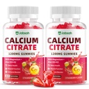Calcium Citrate Gummies 1200mg, High Absorption Calcium Supplements with Vitamin D3, K2, Magnesium, Zinc for Bone, Muscle & Immune Support, Calcium Gummies for Women & Men, Strawberry Flavor 120 Count