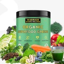 Certified Organic Greens Powder - 30 Servings - Green Superfood Powder, Energy Boost Detox Drink, Fruit and Vegetable Powder, Apple Cider Vinegar, Green Tea Extract