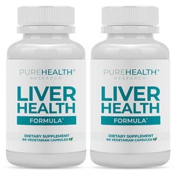 PUREHEALTH recherche foie santé – foie nettoyer la désintoxication et le supplément de soutien de réparation- avec le chardon de lait, poudre curcuma, dandelion, artichaut, racine de betterave, gingembre, L Cysteine HCL et plus - 120 capsules