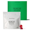 SAKARA Serene State Stress Relief Gummies – Fast-Acting Calm Supplement with Zembrin®, L-Theanine & Phosphatidylserine – Support Calm Mind & Body – Healthy Response to Stress, Wildberry - 56 Gummies