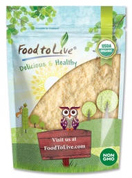 Food to Live Organic Pea Protein Powder, 8 Ounces – Made from Non-GMO Yellow Peas, 80% Protein, Keto, Vegan, Kosher, Raw, Unflavored, Unsweetened, Non-Irradiated. Bulk. Great for Baking and Smoothies