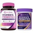 Doctor's Recipes Women’s Care Bundle, 100 Billion CFU Probiotics, Vitamin B6 P5P, Digestion, Vaginal Urinary & Immune, Shelf Stable, Bundle & Save