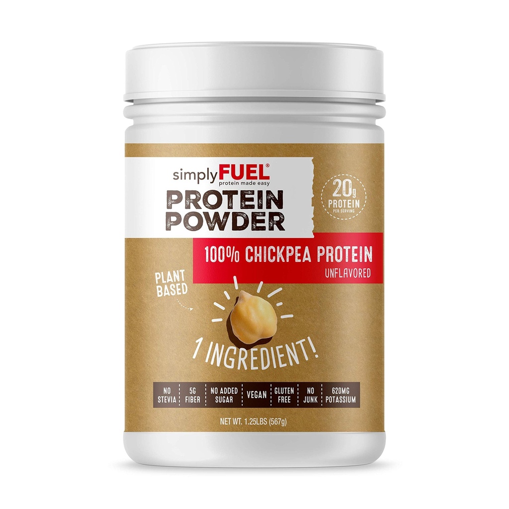 SimplyFUEL Chickpea Protein Powder - 20g Protein